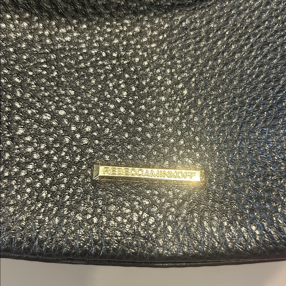Rebecca Minkoff Isobel Hobo in Black Pebbled Leather